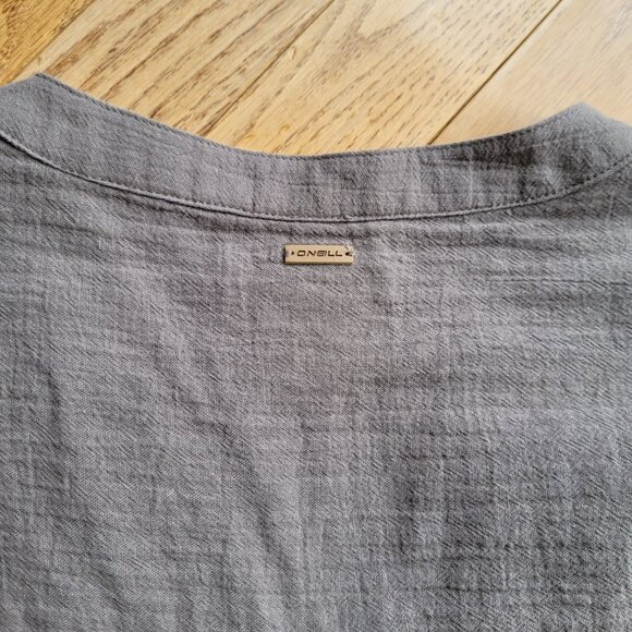 O'Neill Taupe Woven Swim Coverup Large - Picture 7 of 15